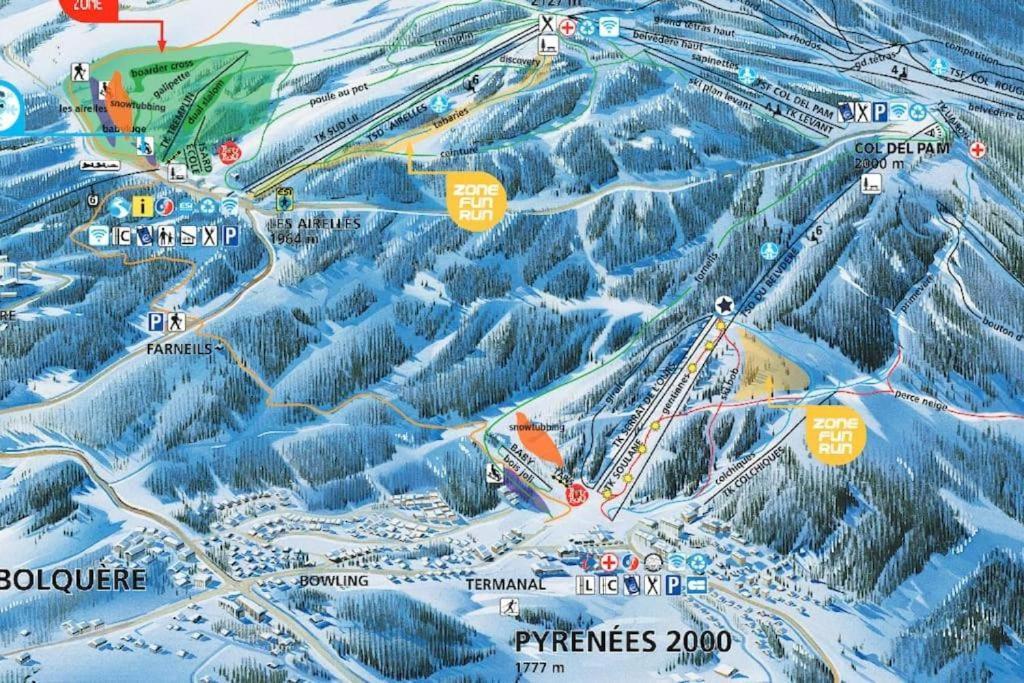 Bolquère Apt Confortable Au Pied Des Pistes Et De La Foret מראה חיצוני תמונה